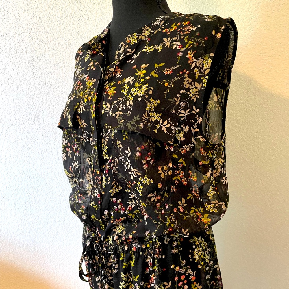 Merona sheer dress size large